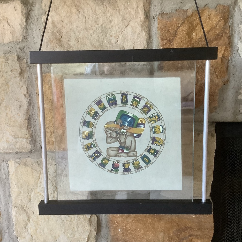 Framed Mayan Calendar